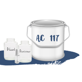 Kit de peinture Bleu Brouillard AC117 voiture complète