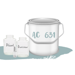 Kit de peinture Bleu Thasos AC631 voiture complète