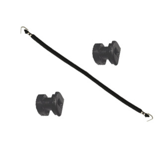 Kit fermeture tendeur pour capote fermeture extérieure