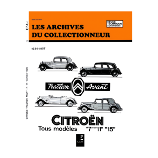 Revue Technique Automobile TRACTION AVANT 34-57