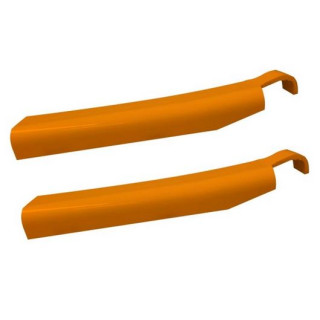 Enjoliveur de bras de Méhari AM orange Kirghiz x2
