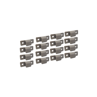 Crochet plastique gris attache bâche Méhari x16