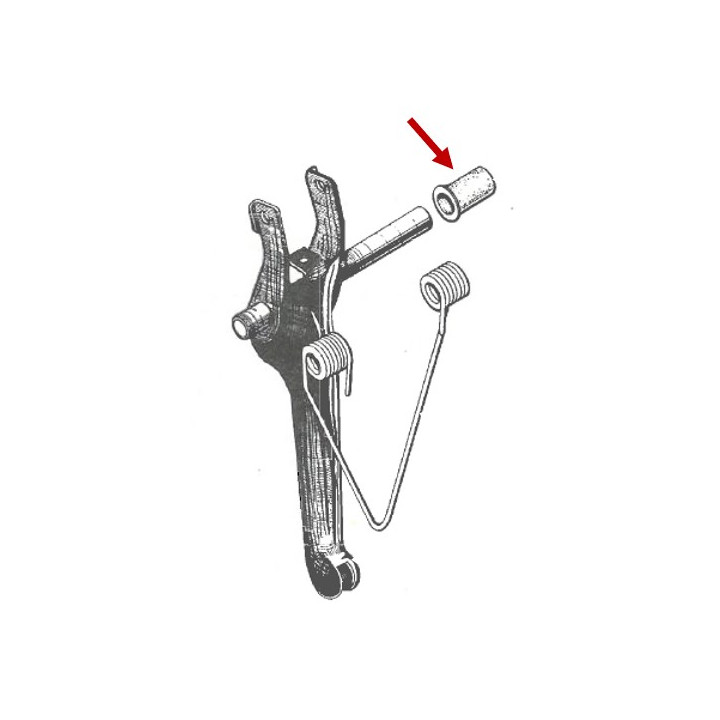 Coussinet de fourchette d'embrayage 2CV 1970-