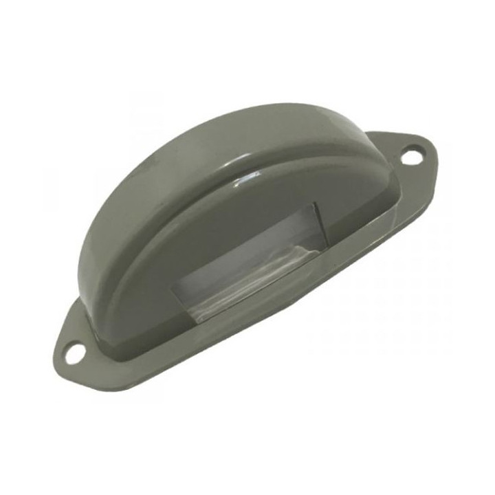 Cabochon d'éclairage plaque 2CV AZU AK350 gris
