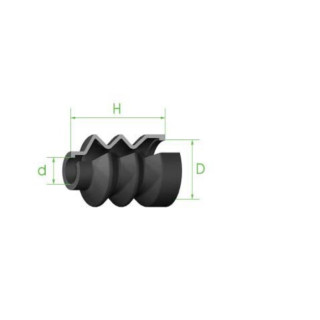 Soufflet du pot de suspension Ø 110