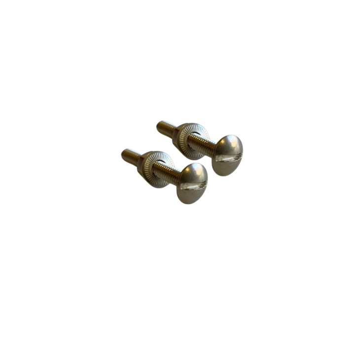 Visserie de crosses de pare chocs avant sur renfort 2CV