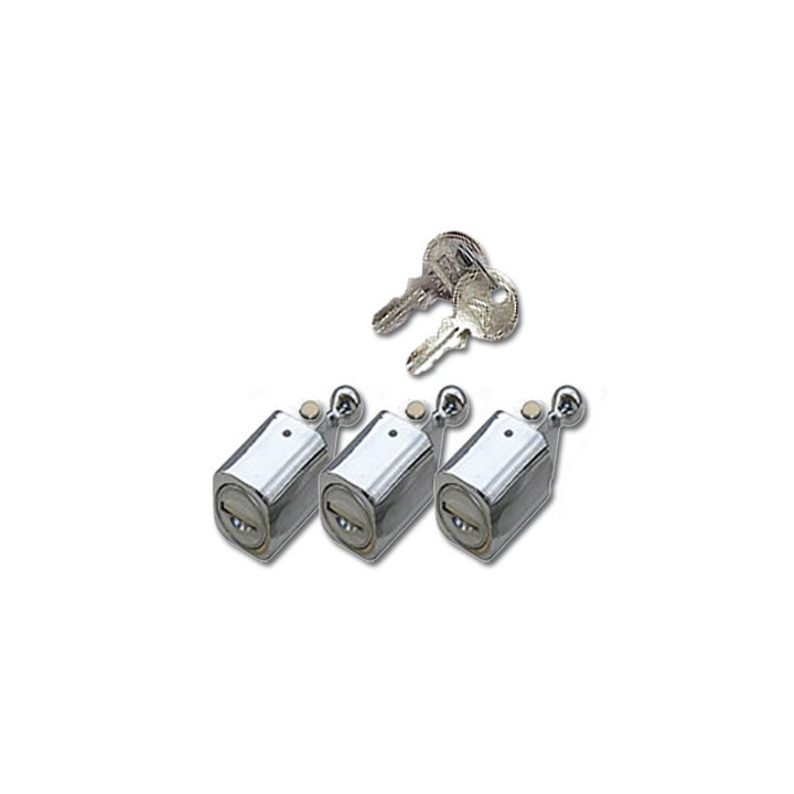 Barillets + boutons de serrure Dyane et Acadiane x3