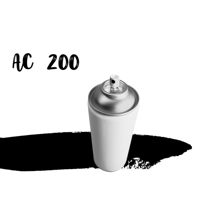 Bombe peinture Noir AC200 2CV Charleston