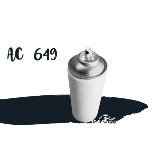 Bombe peinture bleu marine caban AC649