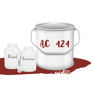 Kit de peinture Rouge De Rio AC424 voiture complète