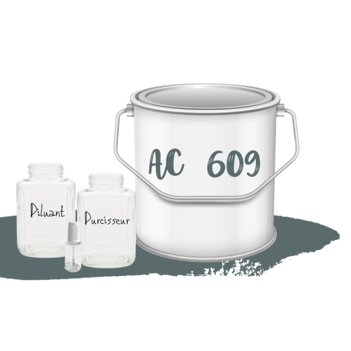 Kit de peinture Bleu Névé AC609 voiture complète