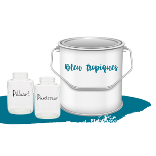 Kit de peinture Bleu tropiques GNW ou EPW voiture complète
