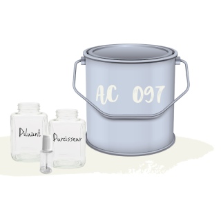 Kit de peinture Blanc Stellaire AC097 voiture complète