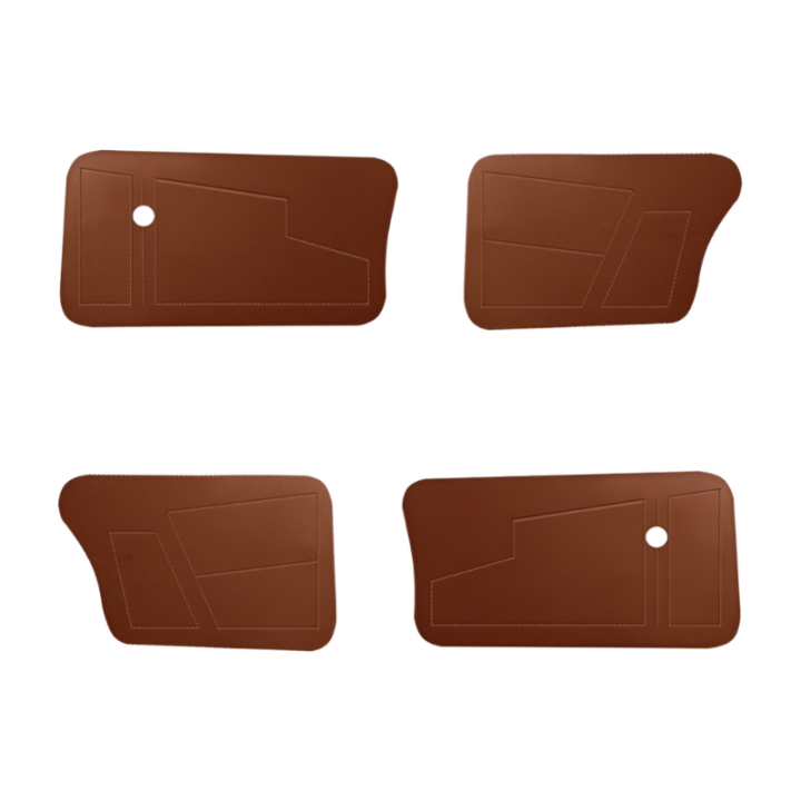 Panneaux de porte Ami 8 skaï marron (lot)