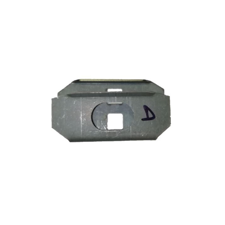 Tôle de serrure antiburst D sur pied milieu à souder