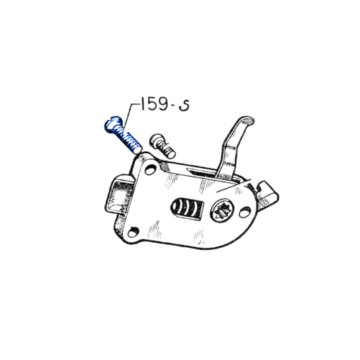 Vis de fixation serrure de porte AZ AZU