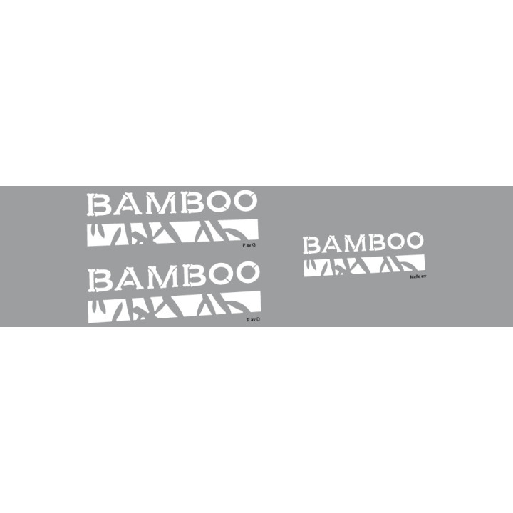 Ensemble adhésif 2CV Bamboo