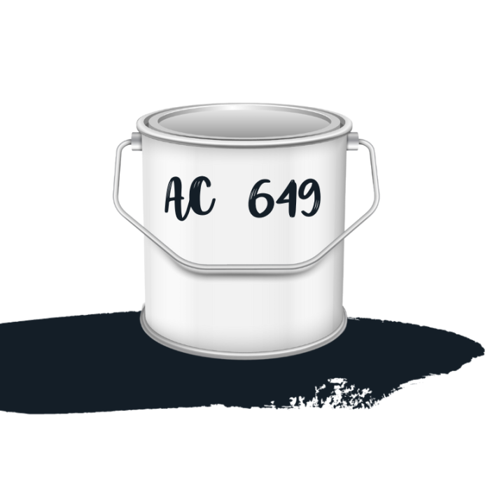 Pot de 1 kg peinture bleu caban AC649