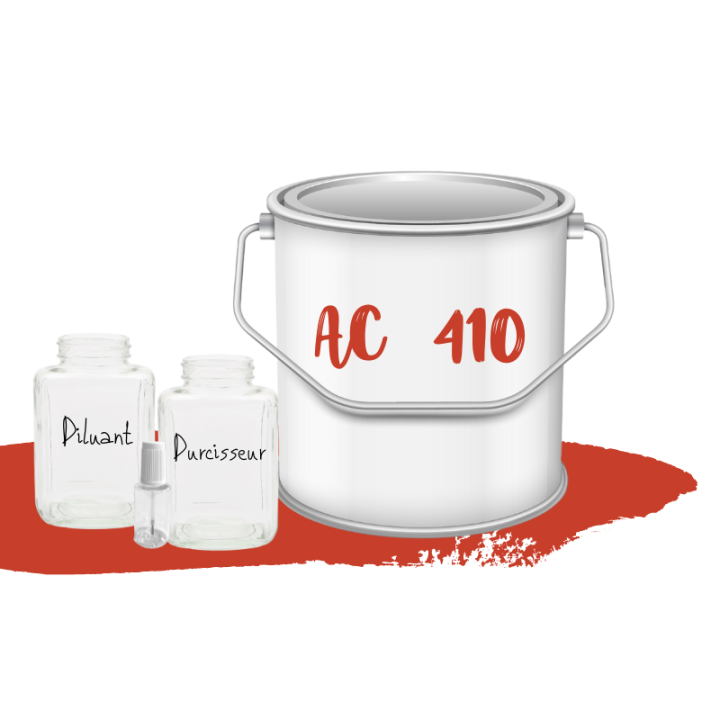 Kit de peinture Rouge Pavot AC410 voiture complète