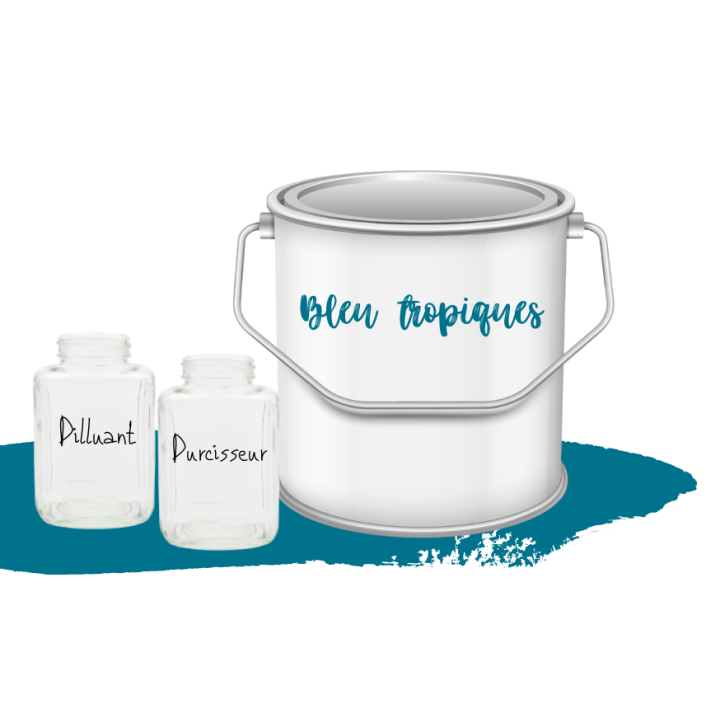 Kit de peinture Bleu tropiques GNW ou EPW voiture complète