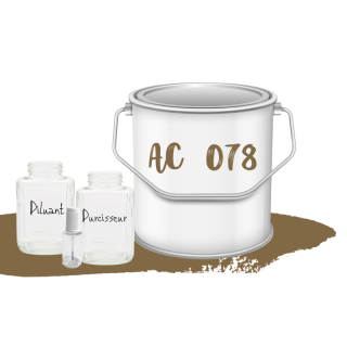 Kit de peinture Beige Opale Métal AC078 voiture complète