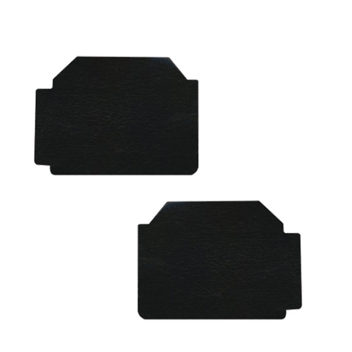 Panneaux de porte avant grand modèle skaï noir 2CV (lot)