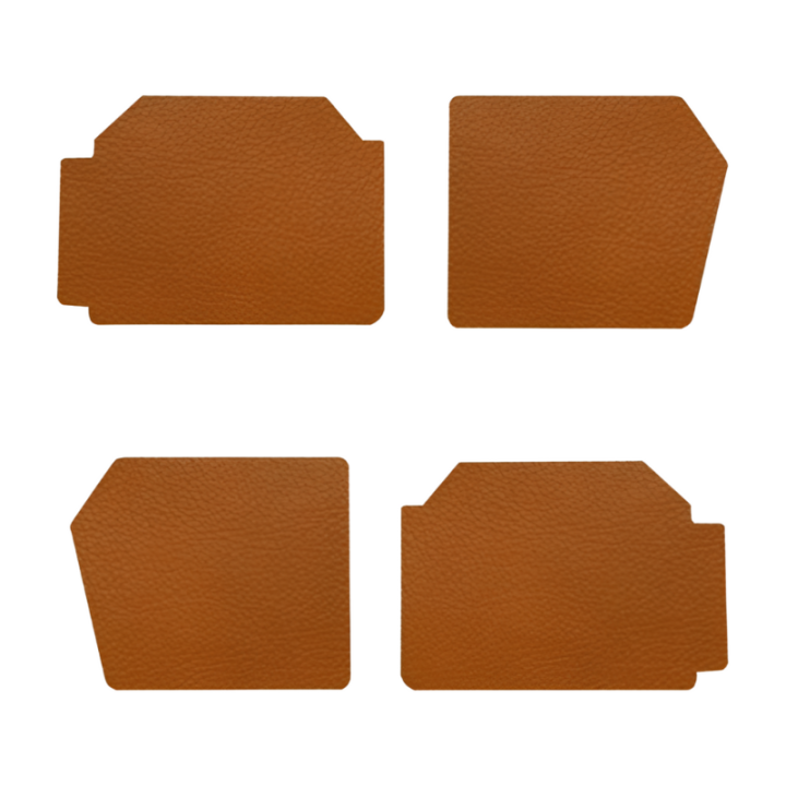 Panneaux de porte grand modèle skaï marron 2CV (lot)