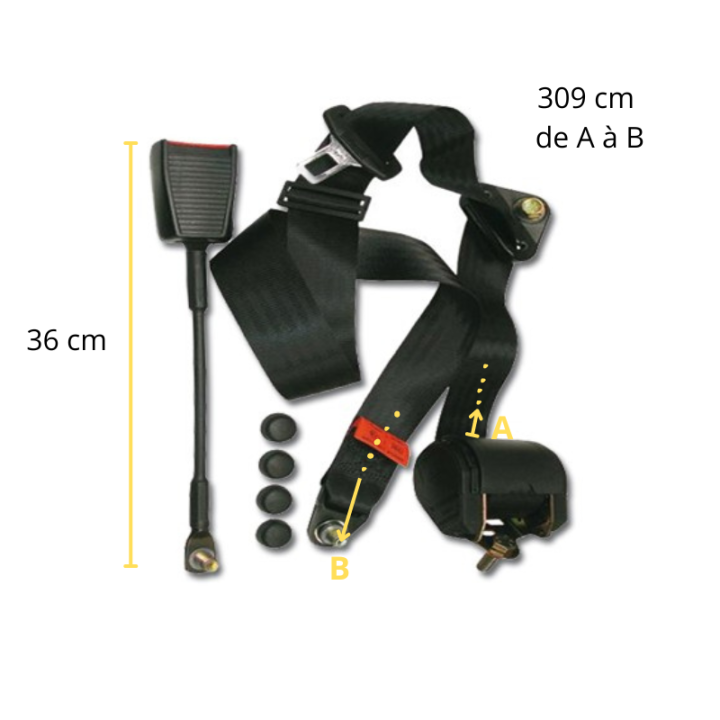 Ceinture à enrouleur AV D
