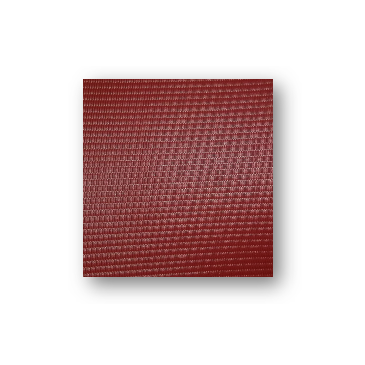Capote 2CV renforcée fermeture Ext rouille / rouge cinabre petit grain