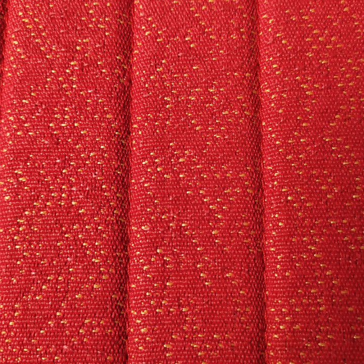 Garnitures 2 sièges AV symétriques + banquette AR rouge diamanté 2CV