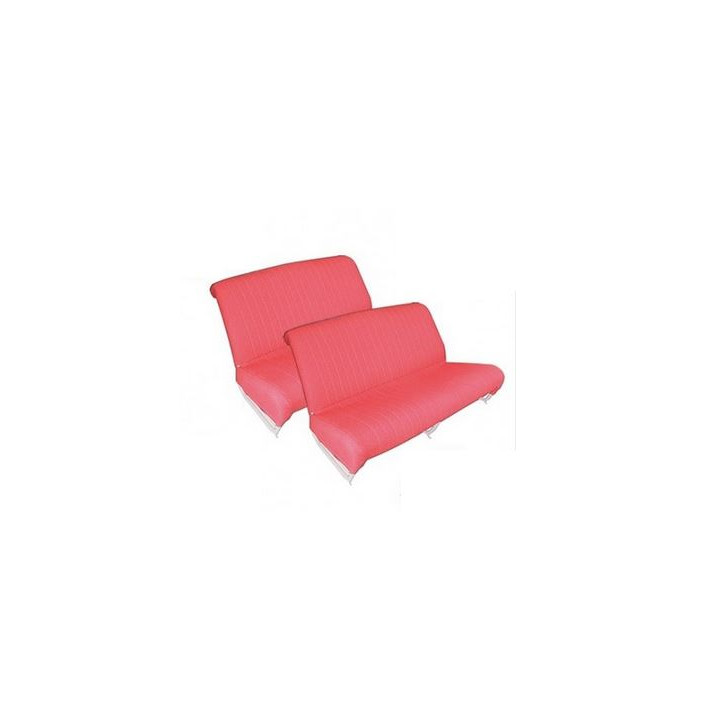 Garnitures 2 banquettes rouge diamanté Ami 6 1961 à 1969