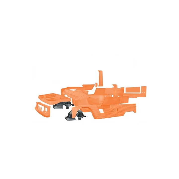 Kit carrosserie complet Méhari NM Orange Kirghiz