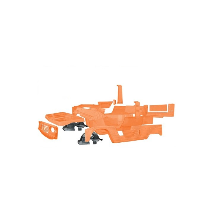Kit carrosserie complet Méhari AM Orange Kirghiz