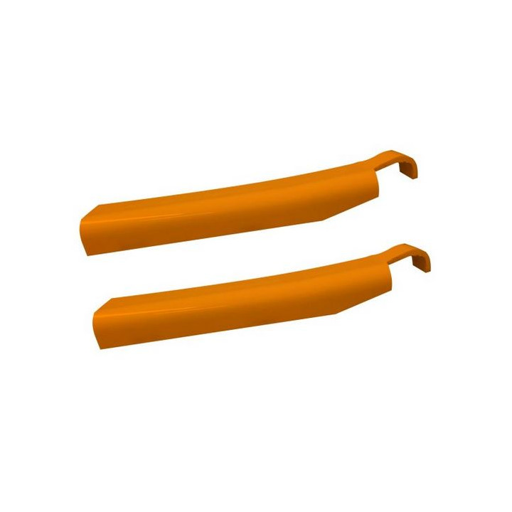 Enjoliveur de bras de Méhari AM orange Kirghiz x2