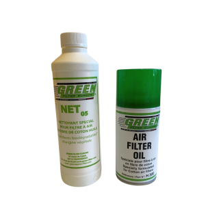 Nettoyant + huile pour filtre à air Green Filter
