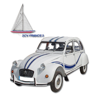 Ensemble adhésif 2CV France 3