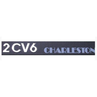 Monogramme 2CV6 Charleston fond noir