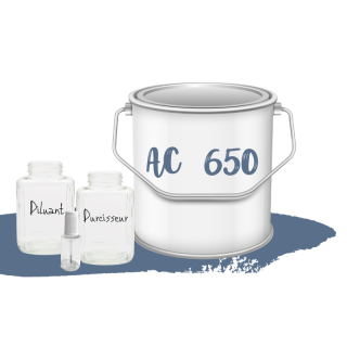 Kit de peinture Bleu Azurite AC650 voiture complète
