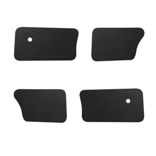 Panneaux de porte Ami 8 skaï noir (lot)