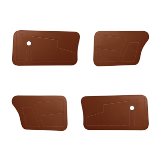 Panneaux de porte Ami 8 skaï marron (lot)