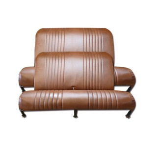 Garnitures 2 banquettes marron perforé 2CV Dyane