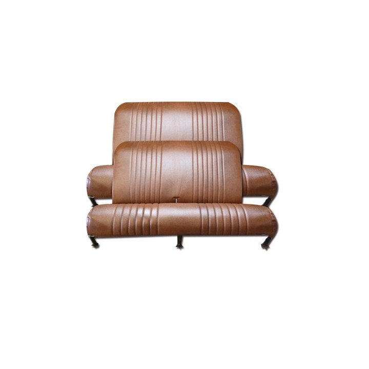 Garnitures 2 banquettes marron perforé 2CV Dyane