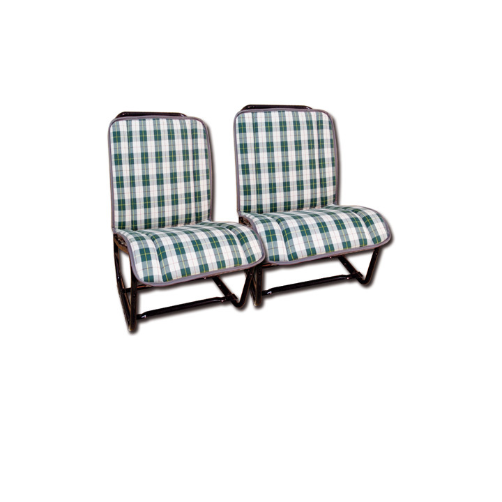 Garnitures banquette AR Bayadère prince de Galles 2CV