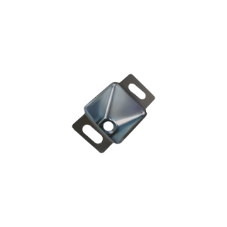 Fixation de verrou sur caisse de banquette AR G 2CV NM