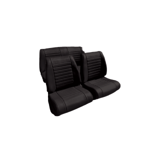 Garnitures de sièges AV + banquette AR rabattable AMI8 noir perforé