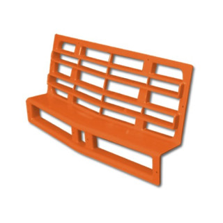 Grille de calandre de Méhari orange Kirghiz