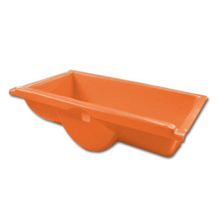 Boite à gants nue Méhari orange Kirghiz