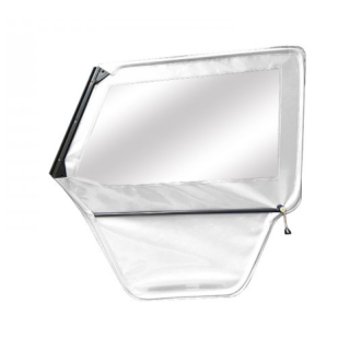 Porte D Méhari entoilée blanche