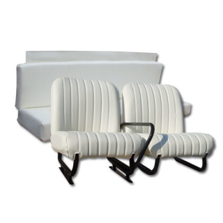 Ensemble de sièges AV et banquette AR Méhari blanc