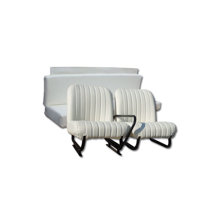 Ensemble de sièges AV et banquette AR Méhari blanc